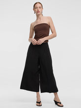 Cropped Wide-Leg High-Rise Pant