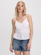 V-Neck Peplum Cami