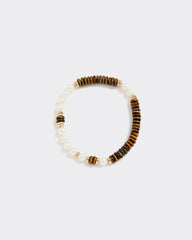 Bracelet with Pearls and Semi-Precious Stones