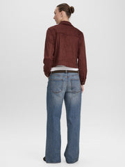 Faux Suede Jacket
