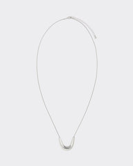 Long Necklace with U-Shaped Pendant