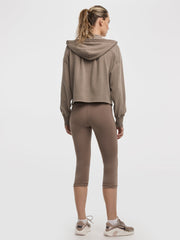 Hooded French Terry Jacket - Hyba