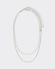 Double-Chain Short Necklace
