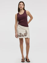 Mini Skirt with Embroideries