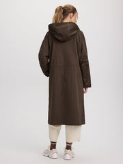 Long Hooded Rain Jacket - Hyba