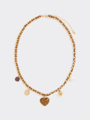 Short Necklace with Charms