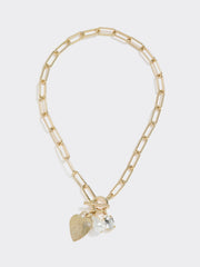 Short Necklace with Charms