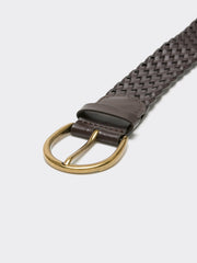 Braided Faux Leather Belt