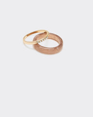 Metal and Resin Rings - Set of 2