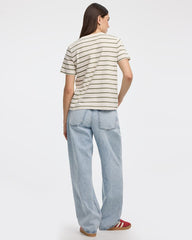 Boyfriend Crew-Neck Striped T-Shirt - R Essentials