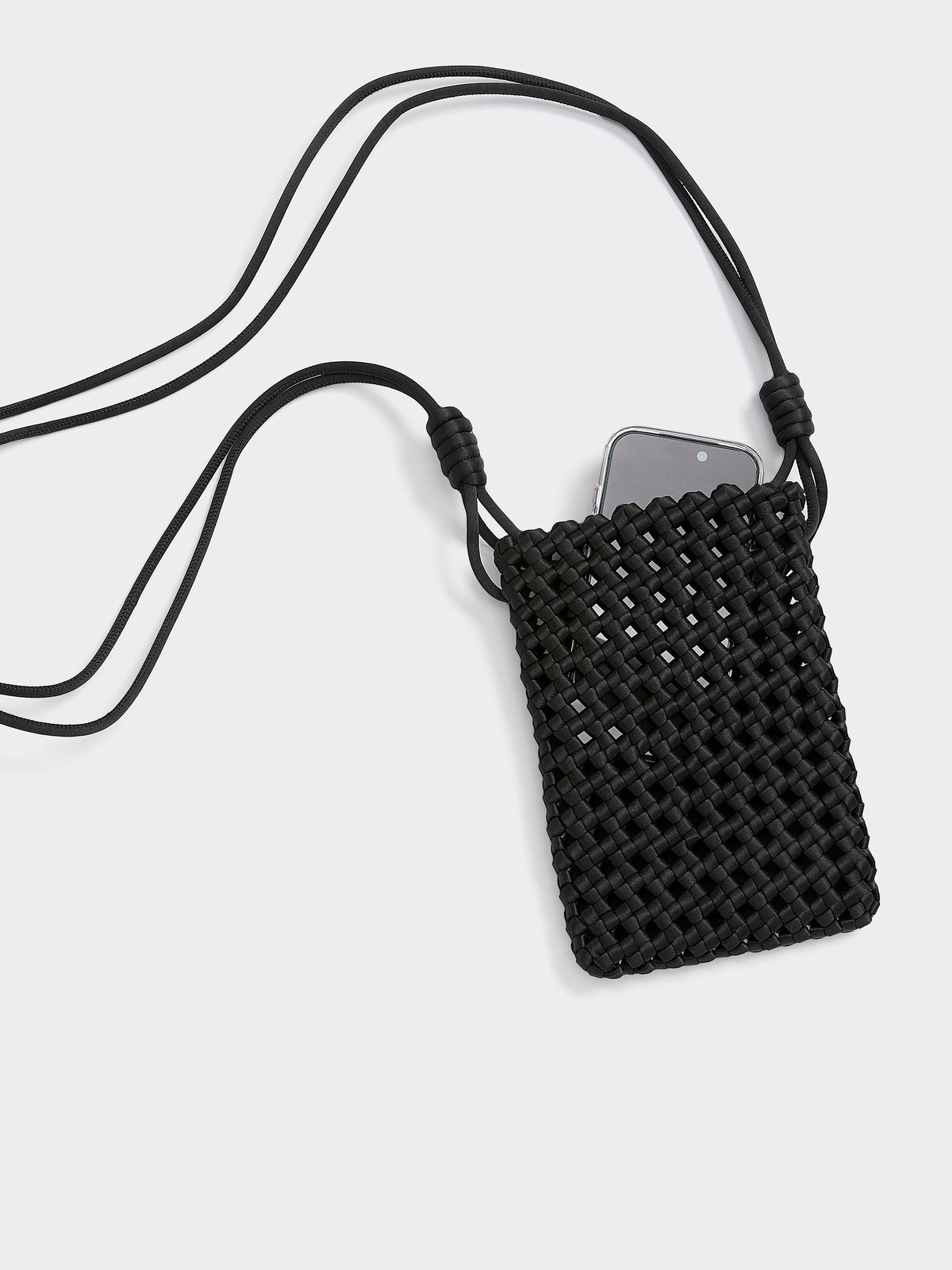 Crochet Cross-Body Phone Bag