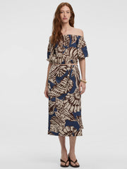 Wrap Midi Skirt