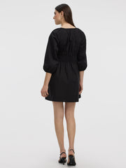 V-Neck Mini Dress