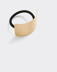 Hair Tie with Large Metal Piece
