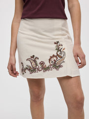 Mini Skirt with Embroideries