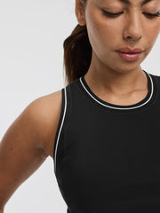 Sleeveless Crew-Neck Dress - Hyba