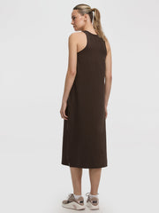 Sleeveless Midi Jacquard Dress - Hyba