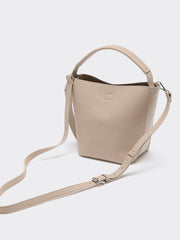 Faux Leather Bucket Bag