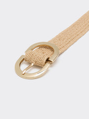 Elastic Belt with Metal Buckle