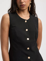 Sleeveless Fitted Vest