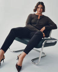 Slim-Leg High-Rise Ankle Pant - The Iconic (R)