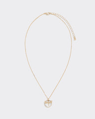 Short Necklace with Dragonfly Pendant
