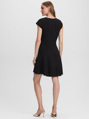Shortsleeve V-Neck Dress
