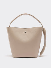 Faux Leather Bucket Bag