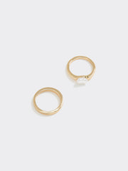 Rings with Pearl - Set of 2