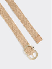 Elastic Belt with Metal Buckle
