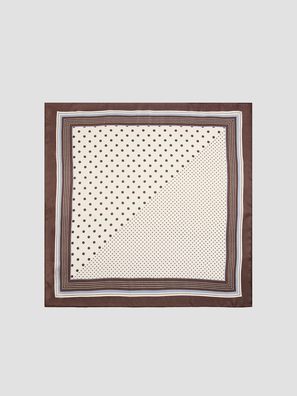 Square Scarf with Dots
