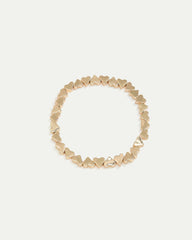 Heart-Beaded Bracelet