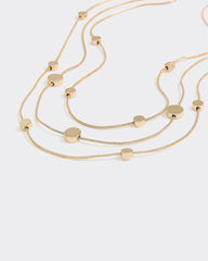 Three-Layer Beaded Necklace
