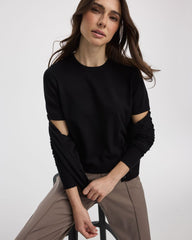 Crew-Neck Sweater Tee - R Essentials