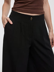 Cropped Wide-Leg High-Rise Pant