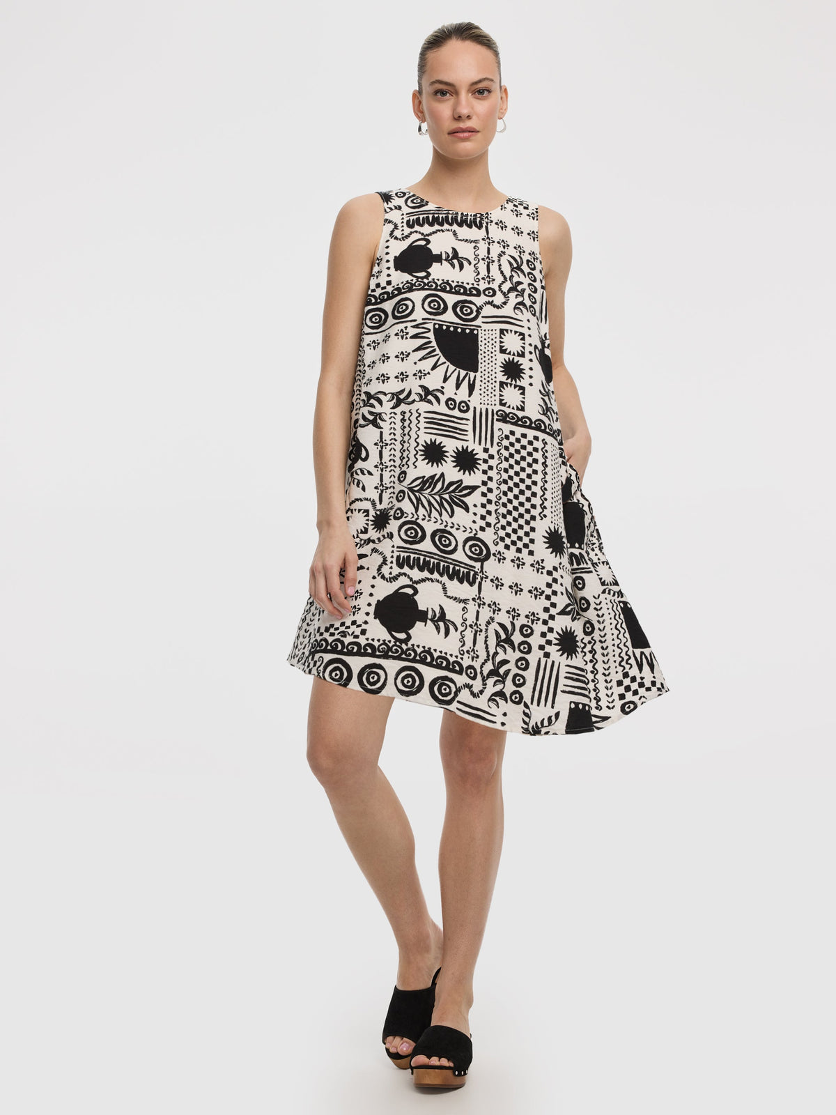 Sleeveless Swing Dress
