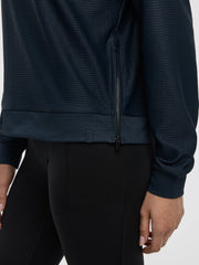 Crew-Neck Sweatshirt with Side Zippers - Hyba