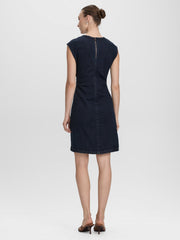 Sleeveless Mini Denim Dress