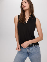 Sleeveless V-Neck Top