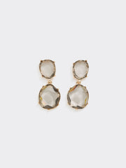 Stone Pendant Earrings