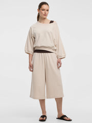 Cropped Flowy Pants