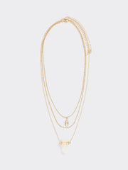 Mystical Short Necklace with Stones