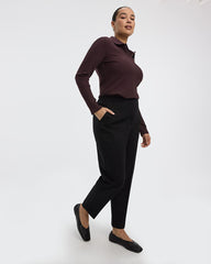 Slim-Leg High-Rise Pant - Curvy Fit