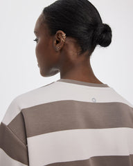 HYLUX Striped T-Shirt Dress - Hyba