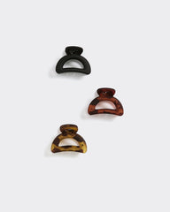 Small Hair Clips - Set of 3