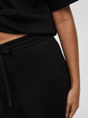 Cropped Wide-Leg Pants - HYLUX Hyba