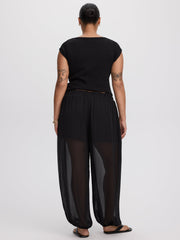High-Rise Flowy Balloon Pant