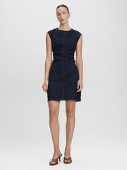 Sleeveless Mini Denim Dress