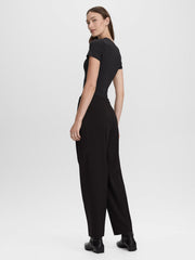 Short-Sleeve Crew-Neck Bodysuit