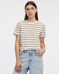Boyfriend Crew-Neck Striped T-Shirt - R Essentials